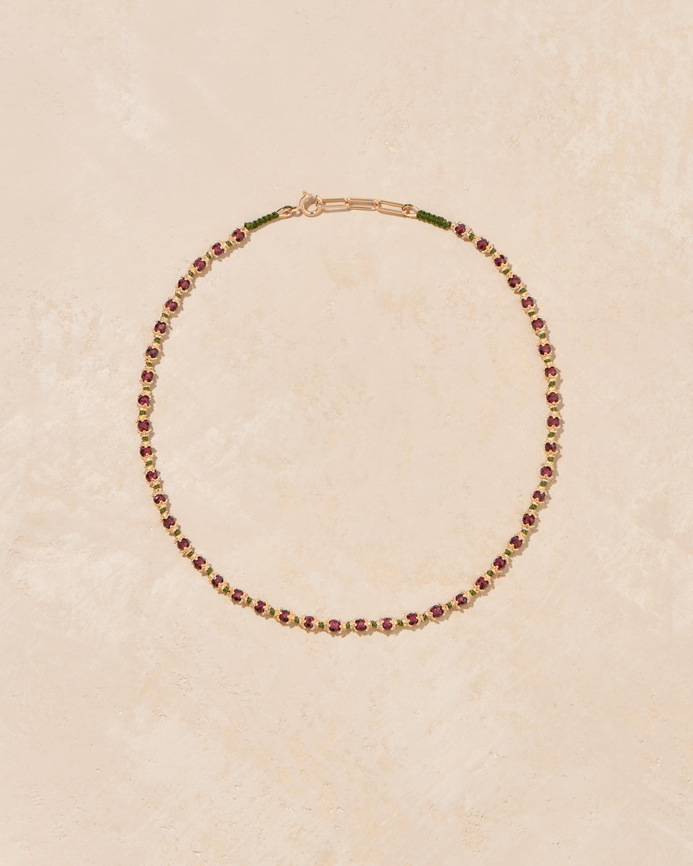 Kamilah Garnet necklace