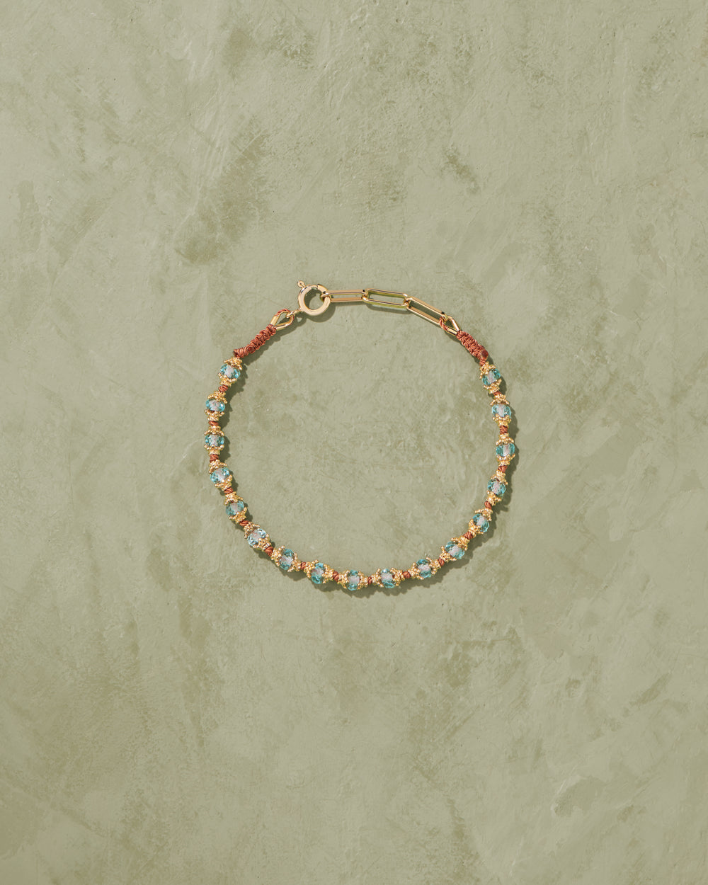 Kamilah Aquamarine bracelet