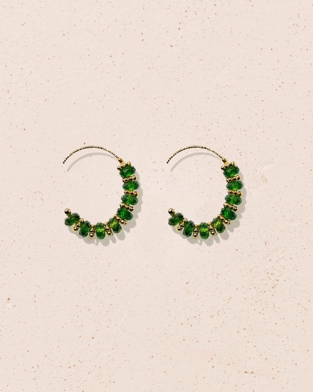 Amara diopside earrings