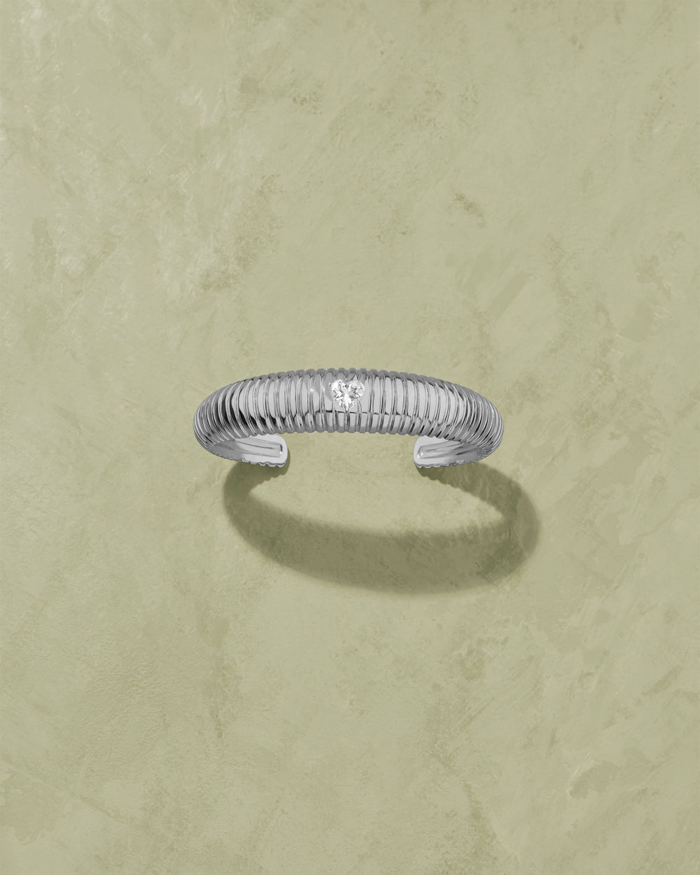 Prema silver wedding band