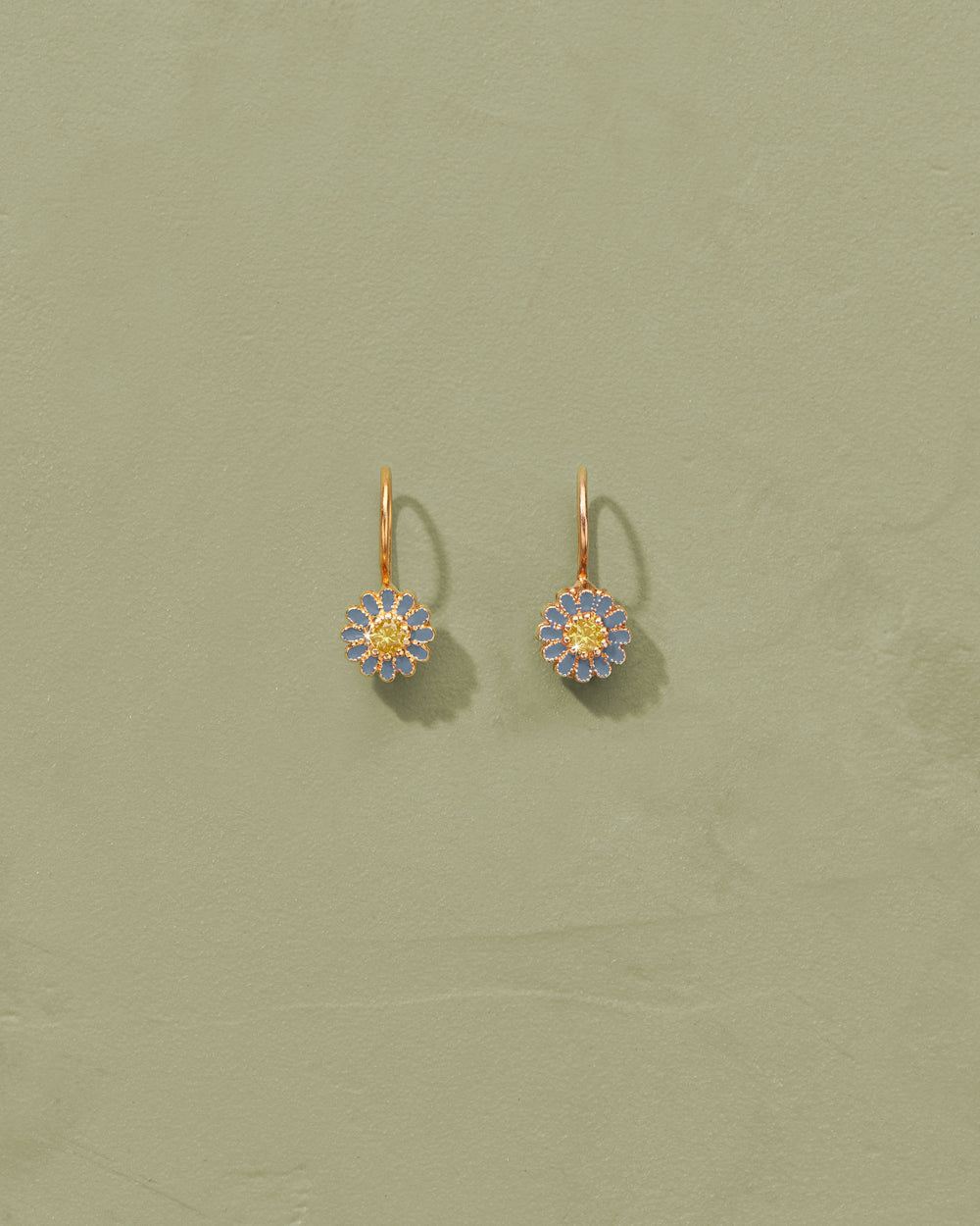 Saï-84 enamel earrings