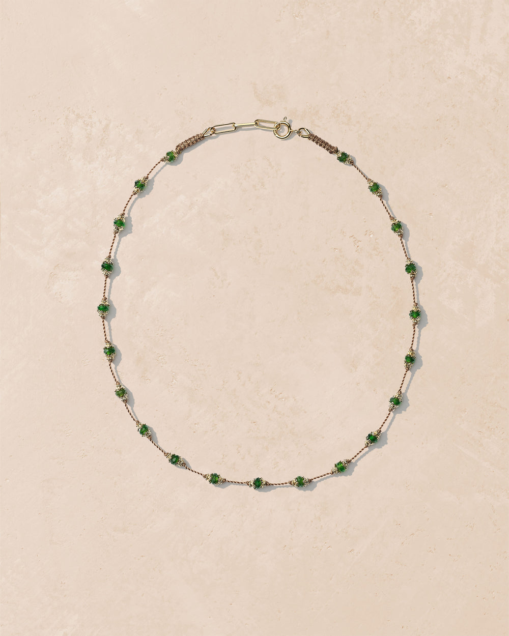 Collier Peony Diopside