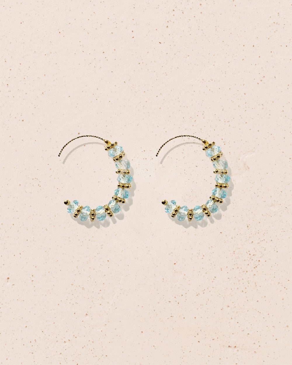 Earrings Amara Aquamarine - TITYARAVY