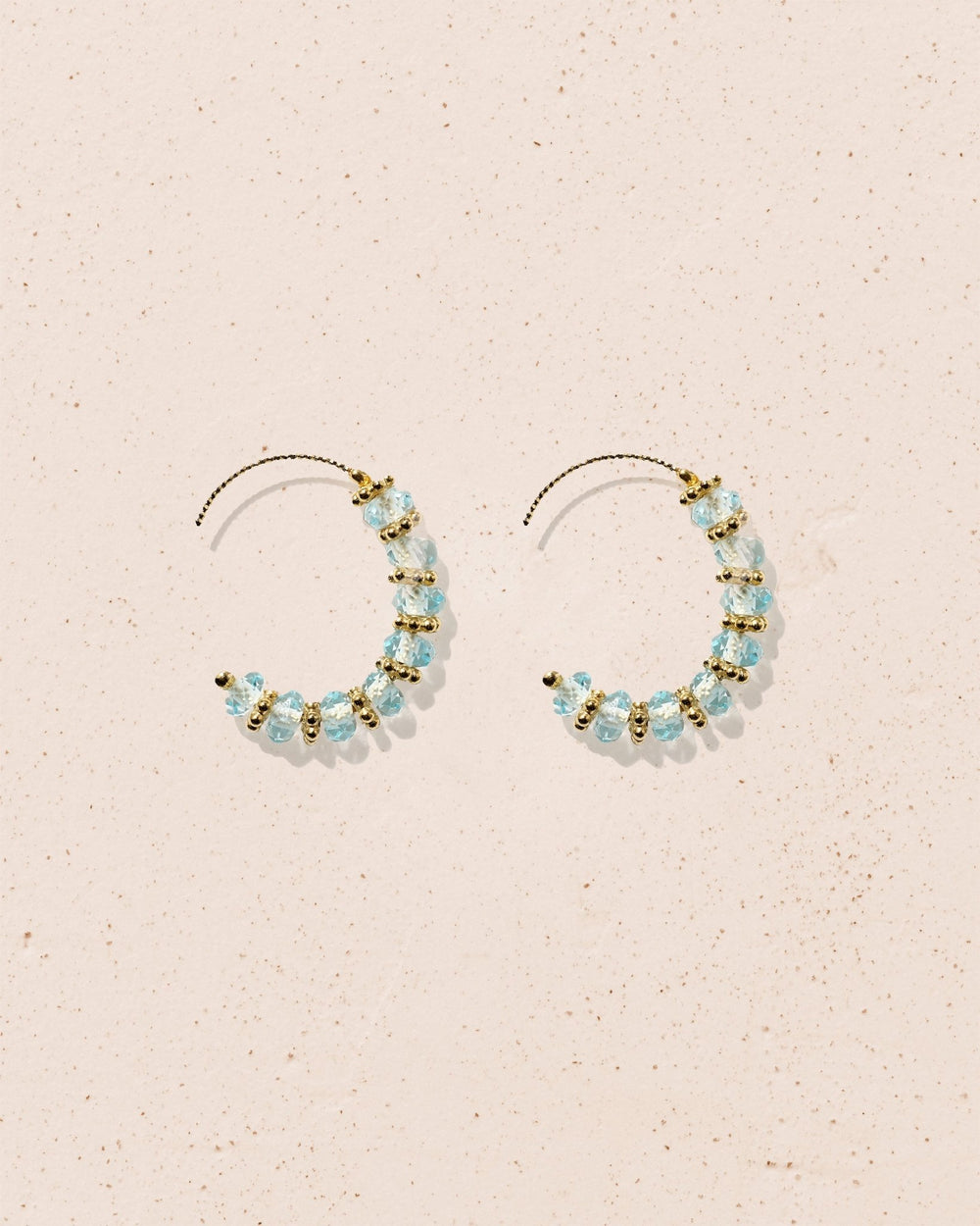 Earrings Amara Aquamarine - TITYARAVY