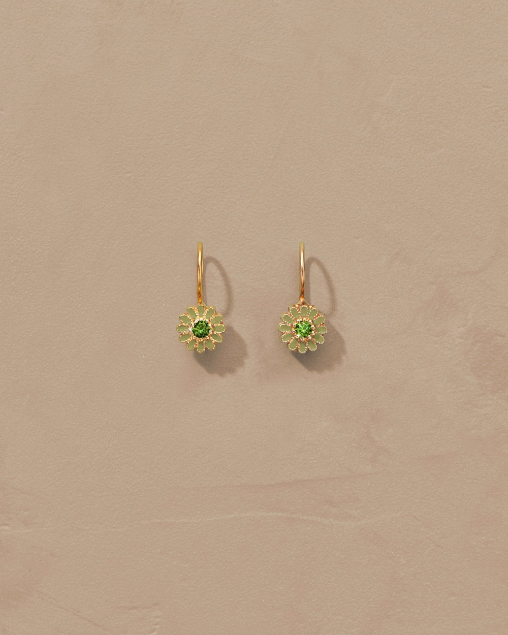 Saï enamel earrings - 84 diopside - TITYARAVY