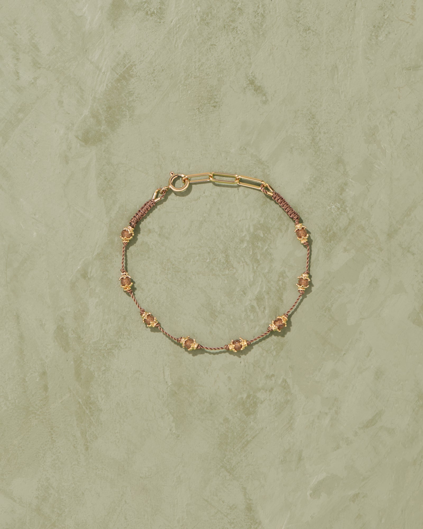 Peony Smoky Quartz Bracelet - TITYARAVY