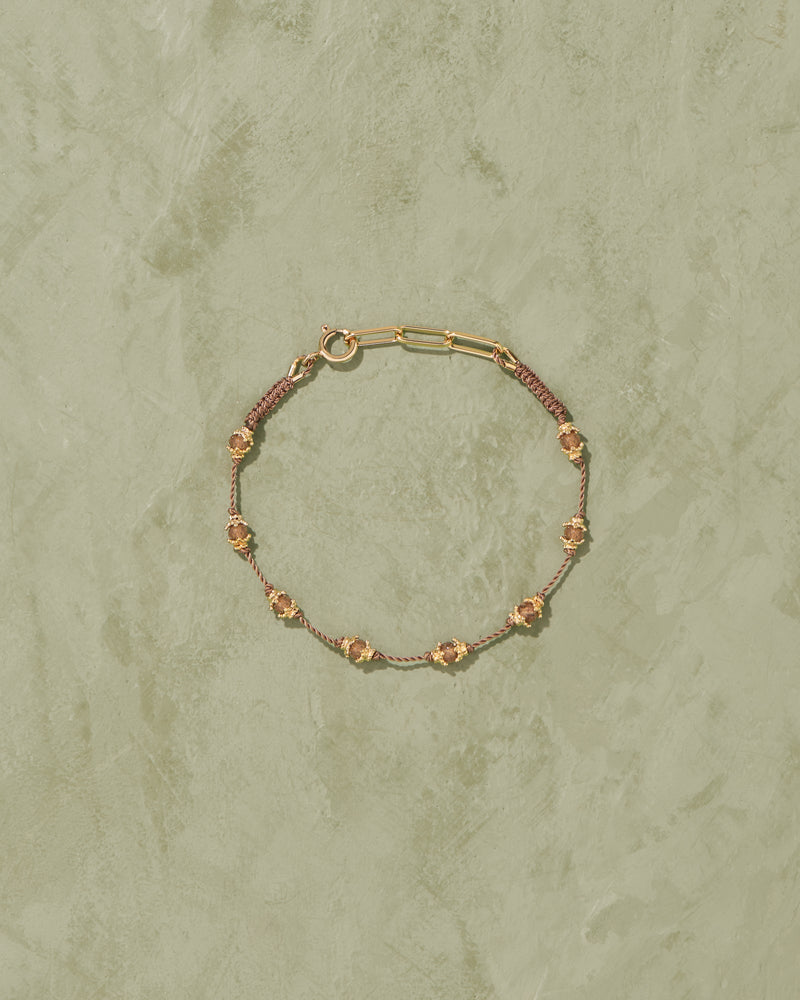 Peony Smoky Quartz Bracelet - TITYARAVY