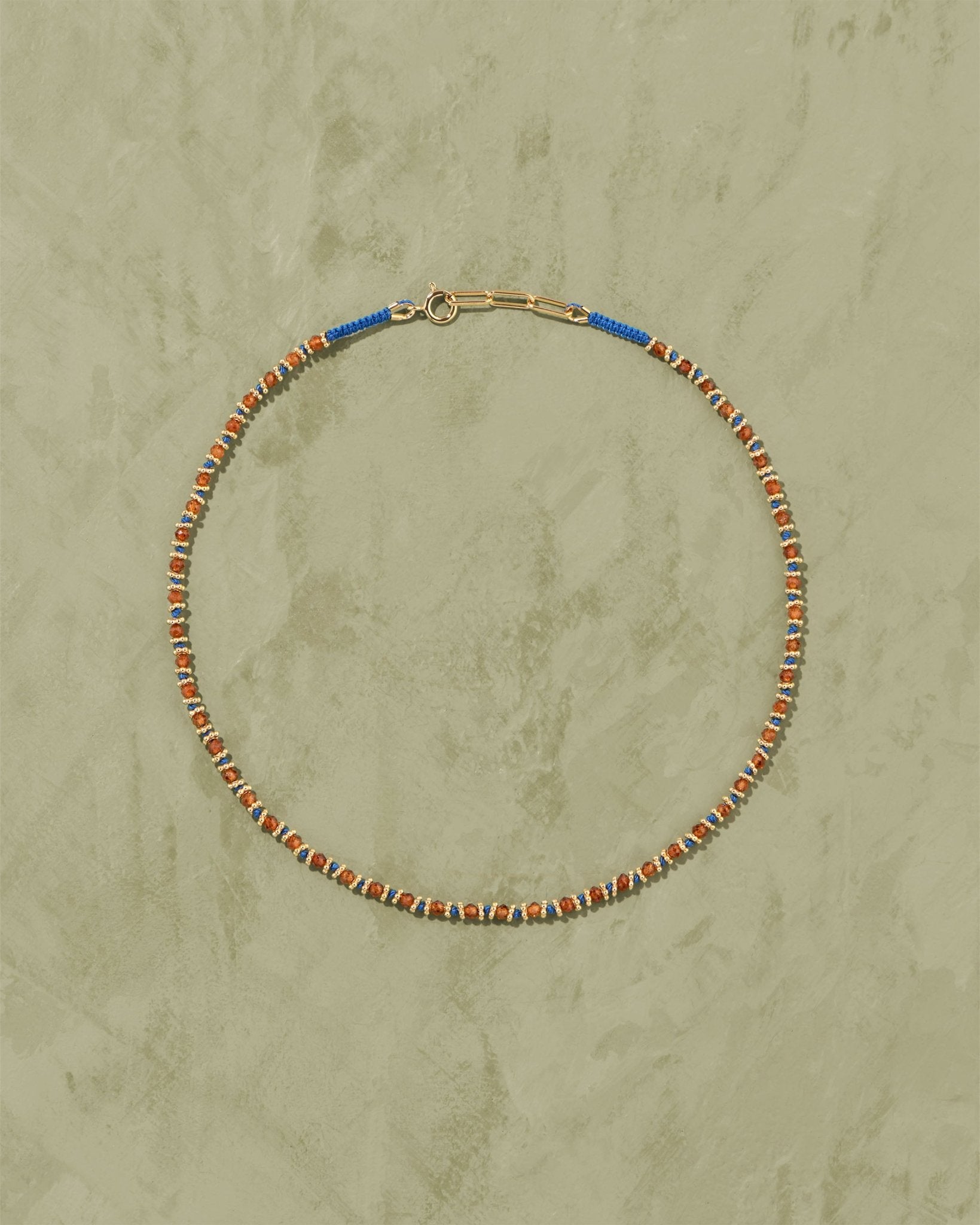 Kamala Garnet Hessonite necklace - TITYARAVY