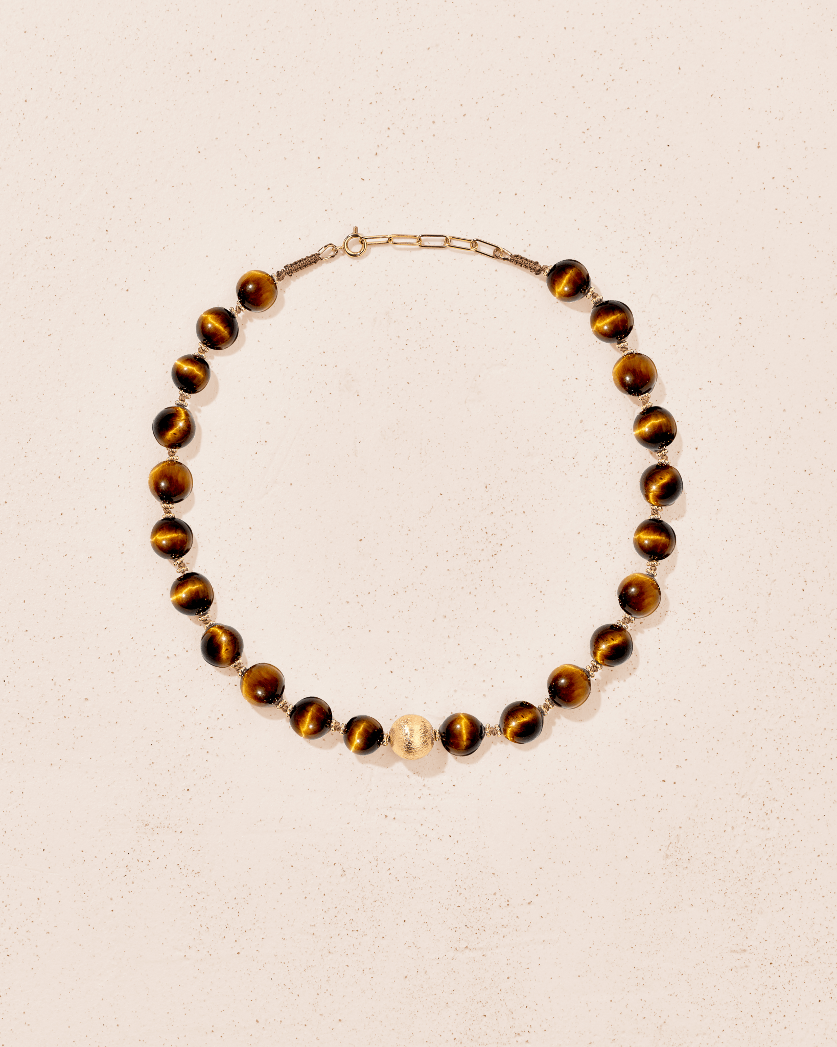 Samhita Tiger eye necklace - TITYARAVY