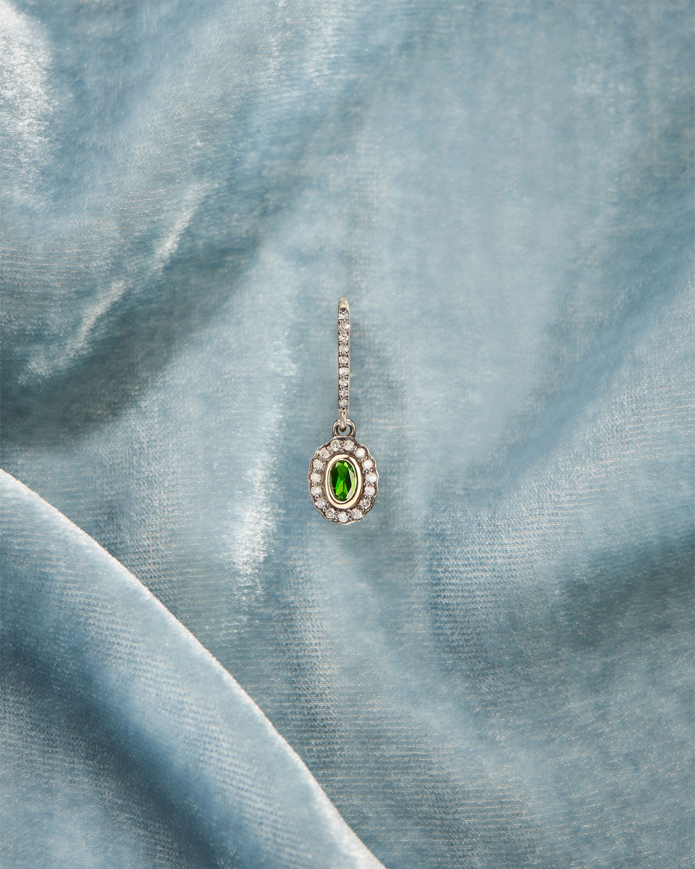 Boucle d'oreille Mony diopside