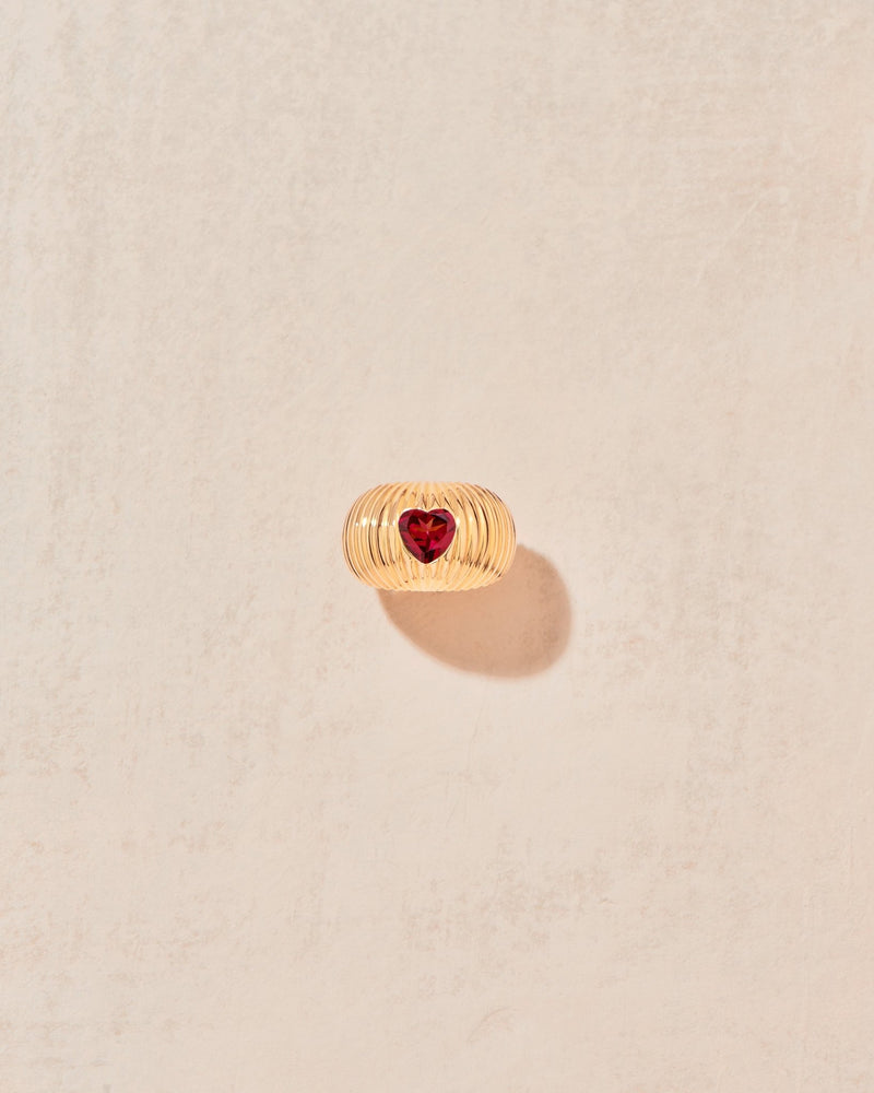 Prema garnet ring - TITYARAVY