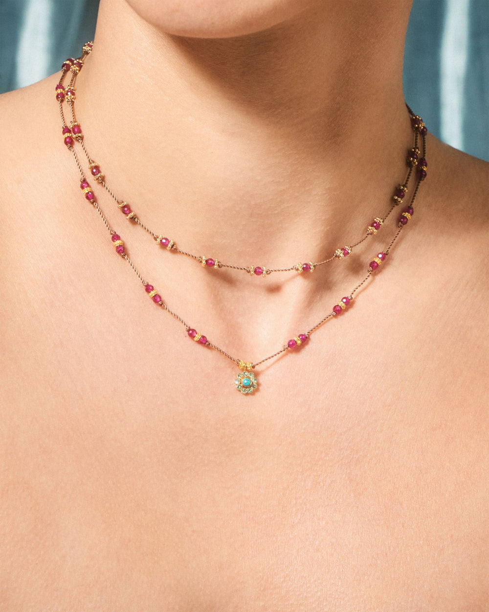 Bopha rubellite necklace - TITYARAVY