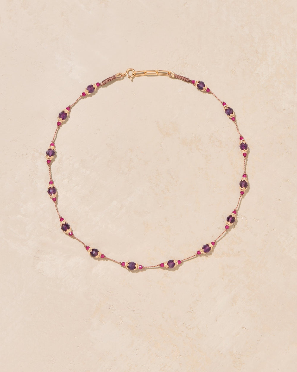 Sriphala Amethyst necklace - TITYARAVY