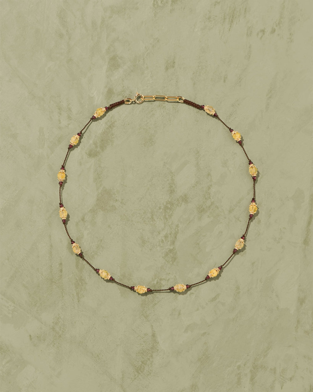 Sriphala Citrine necklace - TITYARAVY